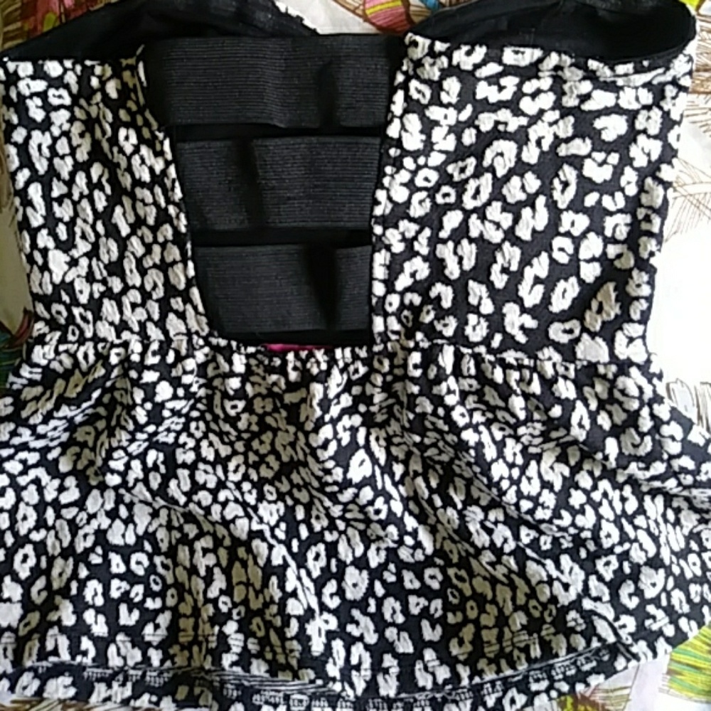 Material Girl peplum top